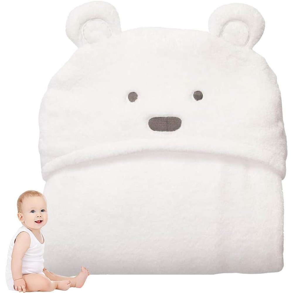 Baby Nursery Boy - Ręcznik z kapturem dla dzieci Miękki