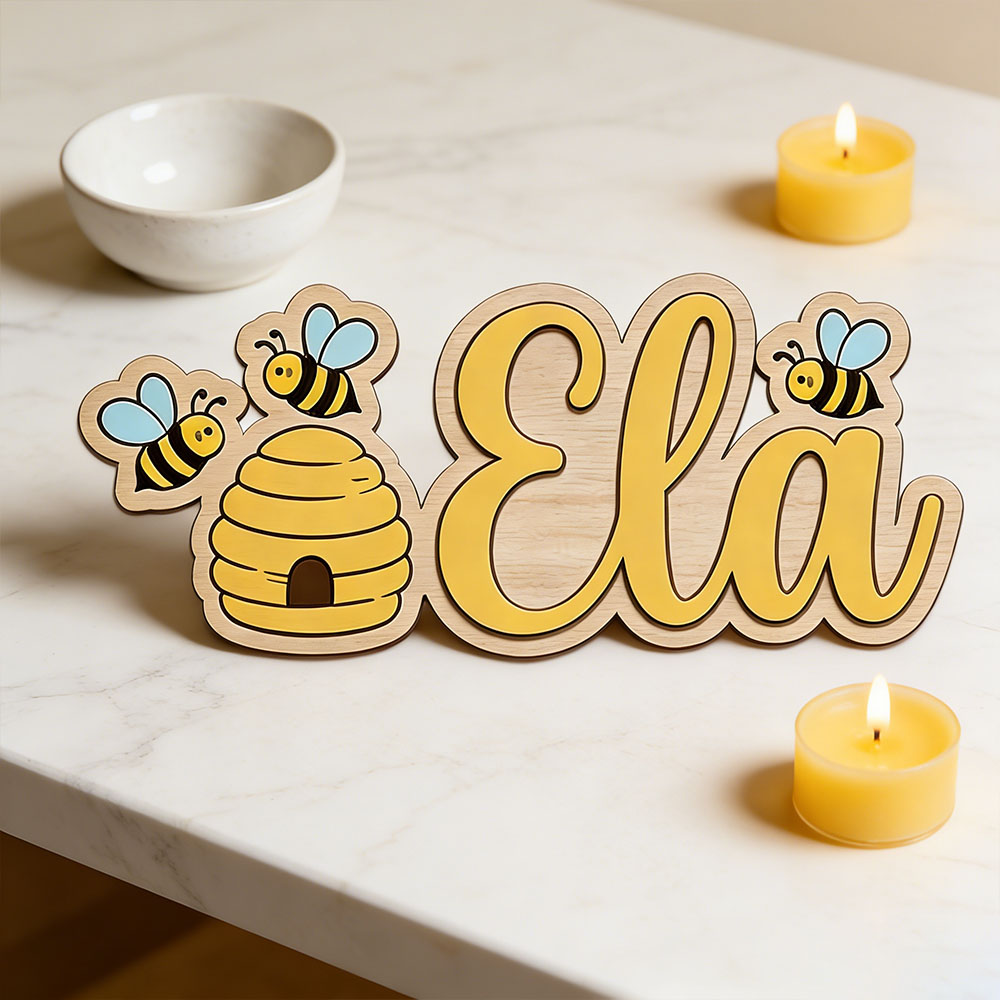 Spersonalizowany, uroczy drewn – Baby Nursery Decor Girl recenzja i cena