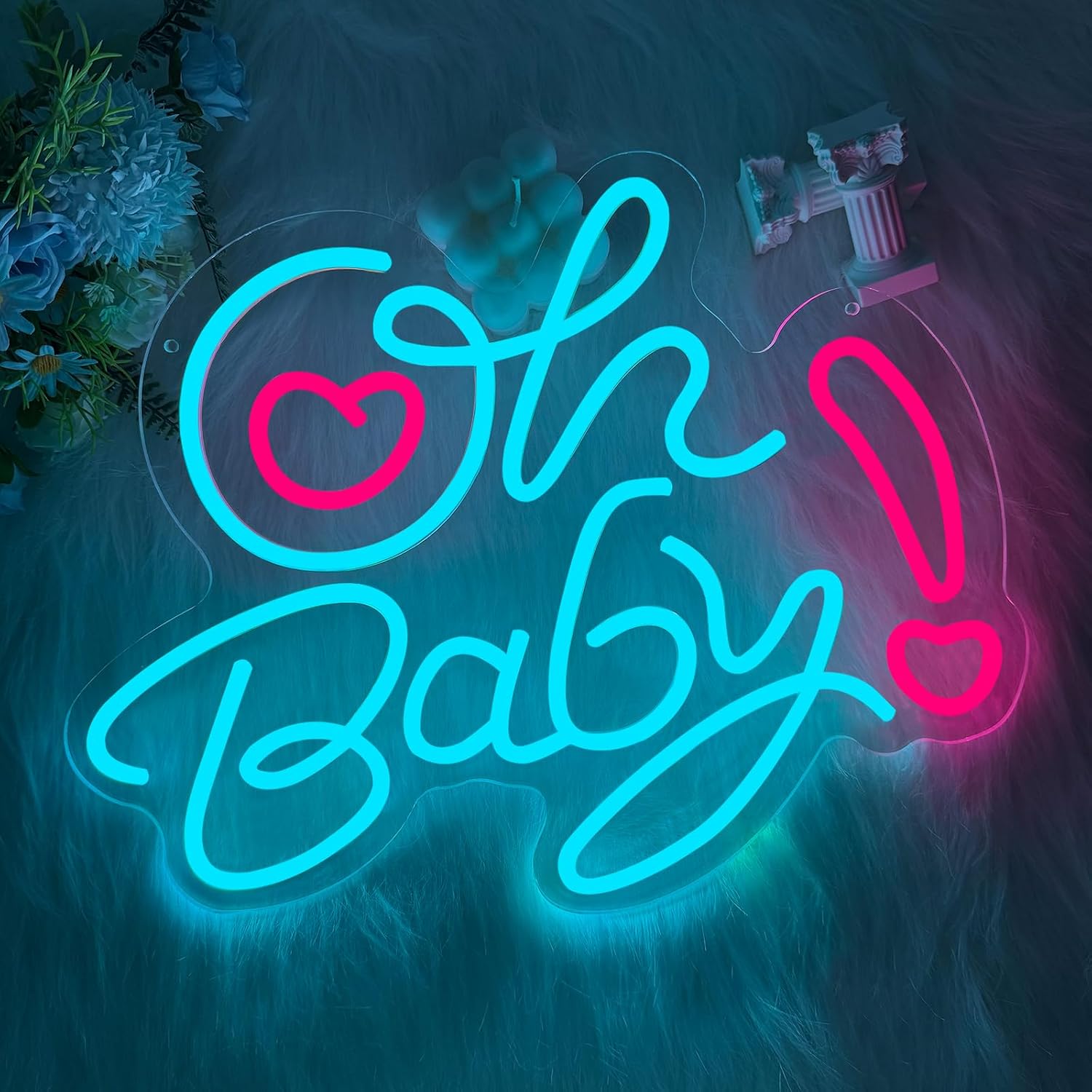 Oh Baby Heart LED Neonowy Znak – Baby Nursery Wall Lights recenzja i cena