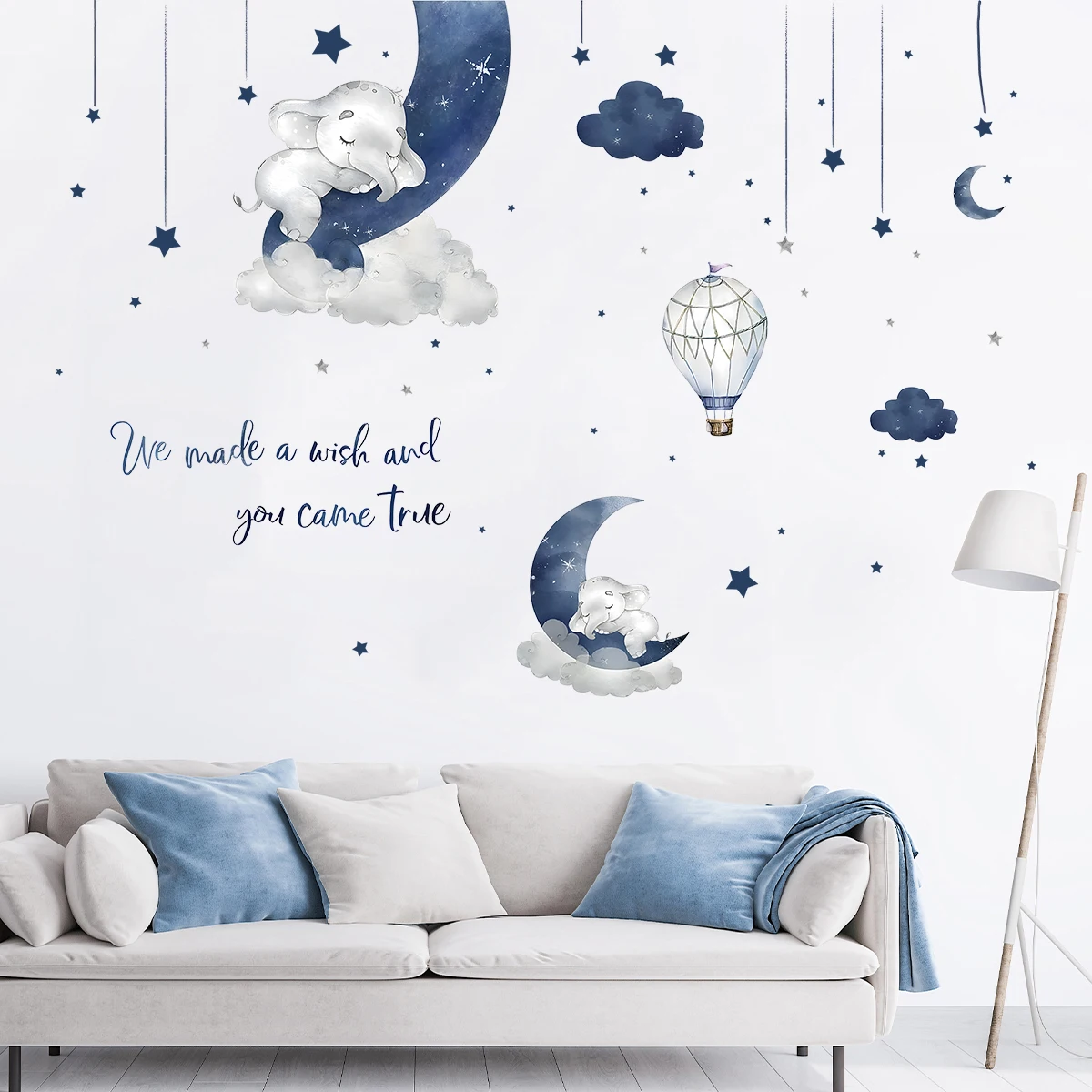 1Pc Cartoon Animal Elephant Na – Baby Girl Nursery Quotes recenzja i cena