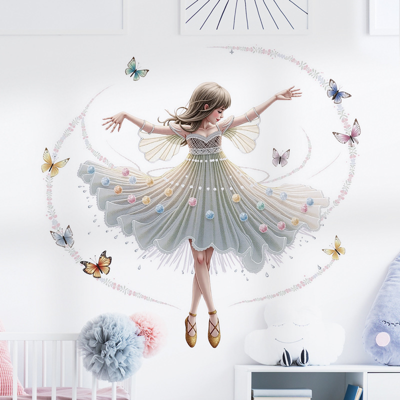 Tańcząca dziewczyna Winylowe n – Baby Nursery Decor Girl recenzja i cena